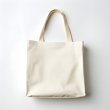 white fabric bag mockup, design and logo display, shopping bag for print preview