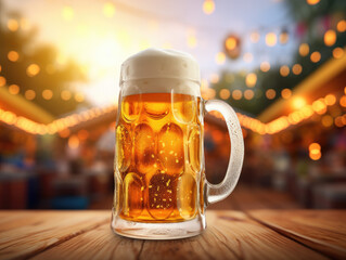 Saison Beer Festival Delight, Diverse Beer Flavors, Generative Ai