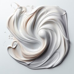 Cosmetic Smears Cream Gel Texture On White Background, Illustrations Images