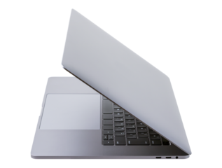 ノートパソコン　手作業で精密に切り抜いた背景透過写真PNG