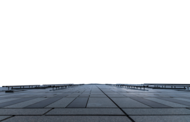 広大な広場の地面　背景透過写真PNG