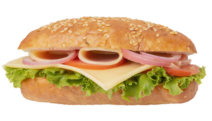 delicious sandwich - isolated on transparent background