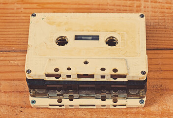 Old Audio Tape Cassettes