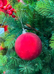 Toys on the New Year tree