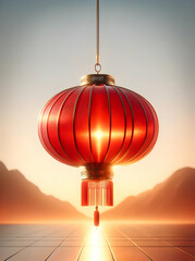 Obraz premium Chinese lantern wallaper.
