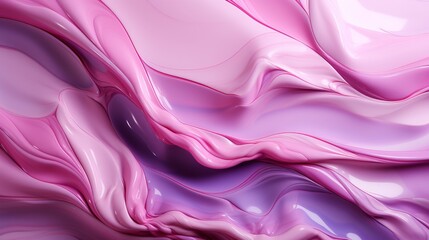 Obraz premium A swirling concoction of lilac, pink, magenta, and violet fabric creates an abstract vision of dreamy hues and vibrant energy