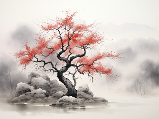 Water ink illustration