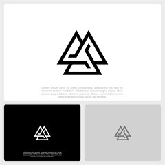 Abstract Logo Design Template. Icons For Business of Luxury and Elegant. 