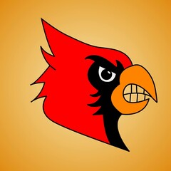 Obraz premium best cardinal logo sign 