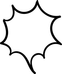 Speech bubble element vector