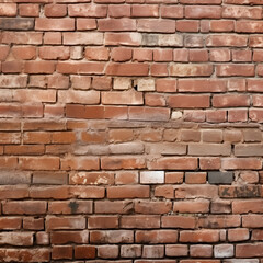 Fototapeta premium Brick wall. old vintage brick wall pattern. Red brick wall, PNG, 300 DPI