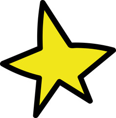 Groovy star illustration