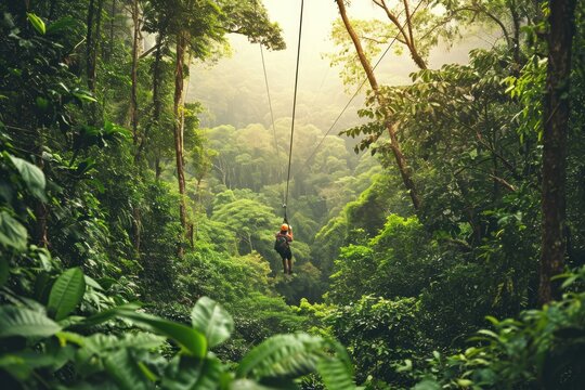 Thrilling Adventure: Exploring Costa Rica's Rainforests Via Ziplining
