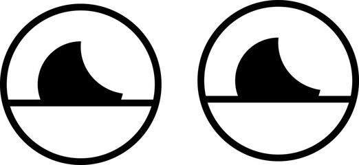 Comic eye illustration