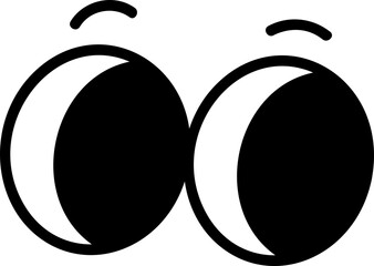 Comic eye illustration