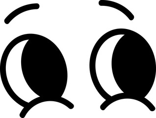 Comic eye illustration