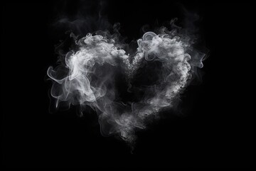 heart shaped smoke