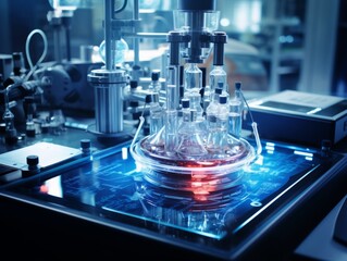 Equipment for the production of medicines Laboratory for the production of medicines.