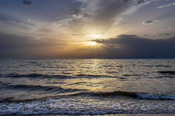 Sunset Over the Tunisian Ocean