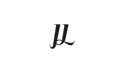 JL, LJ , J , L , Abstract Letters Logo Monogram	