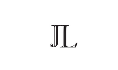 JL, LJ , J , L , Abstract Letters Logo Monogram	