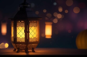 Fototapeta na wymiar A lantern that illuminates the days of Vesak