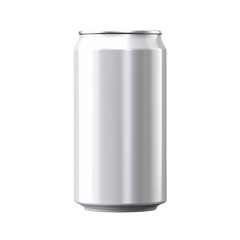 aluminum cans on transparent background