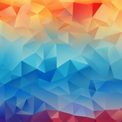 AI generated illustration of an abstract background design of interlocking triangle shapes