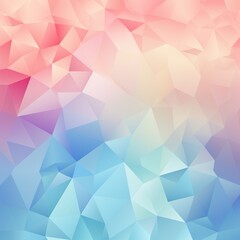 AI generated illustration of abstract low polygonal background features interlocking triangle shapes