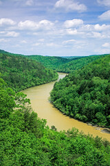 Fototapeta na wymiar Cumberland River Cumberland Falls State Park Kentucky
