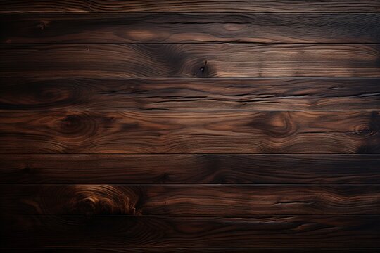 old grunge oak wooden board texture background top view, dark brown hardwood planks surface
