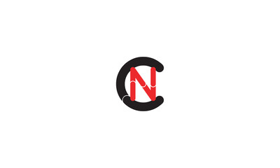 CN, NC, N, C Abstract Letters Logo Monogram	