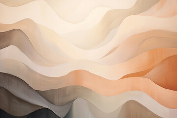 Muted and muted tones blending into each other, producing a subtle and understated abstract aura.