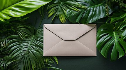 Mockup mailing envelope