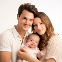 portrait of a happy family