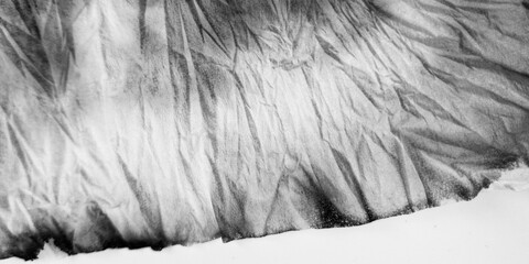 Indigo Tie-Dyed. Grey Brush 3d. Dirty Dyed