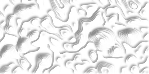  Abstract design with black and white abstract papercut and multi-layer cutout geometric pattern on vector Topographic canyon geometric map relief texture with curved layers beautiful design.