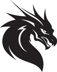 Mythical Enigma Black Dragon Emblem Nightfall Guardian Dragon Iconography