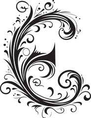 Effortless Elegance Polished Font E Vector Art Ethnic Accents Cultural Letter E Vector Typeface