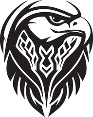 Talon s Emblem Black Vector Eagle Soaring Guardian Eagle Icon Design
