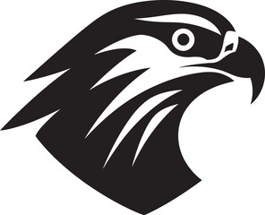 Regal Avian Eagle Icon Design Skyward Sentinel Black Vector Eagle Symbol