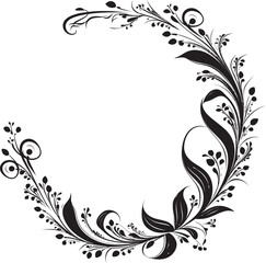 Fototapeta premium Oriental Aura Exotic Letter O Decor Vector Oblivion Symphony Ethereal Font O Vector