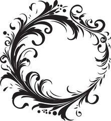 Oblivion Swirls Mysterious Font O Vector Opulent Symphony Grand Font O Vector Art