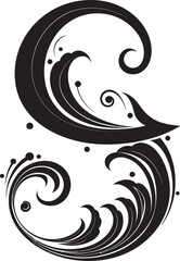 Ornate Whirlwind Abstract Wedding Emblem Elegant Unity Dance Swirl Vector Icon