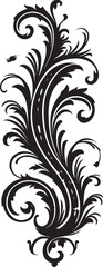 Ornate Matrimony Whirl Swirl Vector Design Sculpted Love Fusion Black Swirl Icon