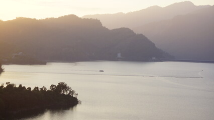 fog over the mountains