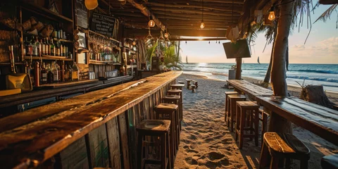 Deurstickers Bar am Strand © Fatih
