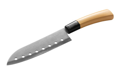 kitchen knife with a wooden handle