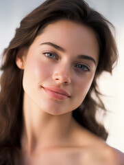 Naklejka premium portrait of a woman