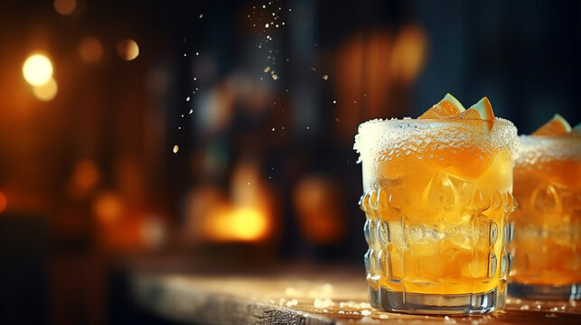 glass of beer HD 8K wallpaper Stock Photographic Image